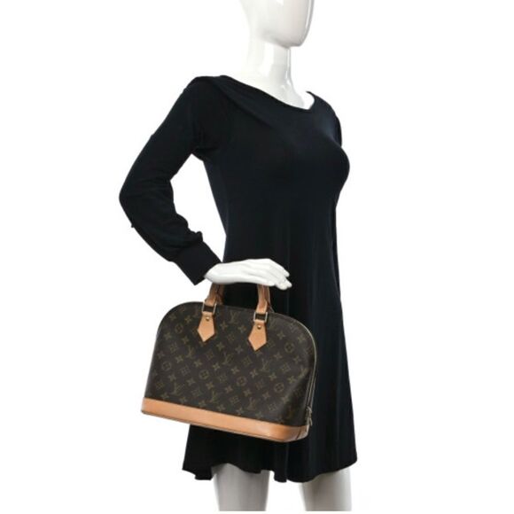 🤎LOUIS VUITTON Vintage Alma PM Monogram Hand Bag - Picture 13 of 15